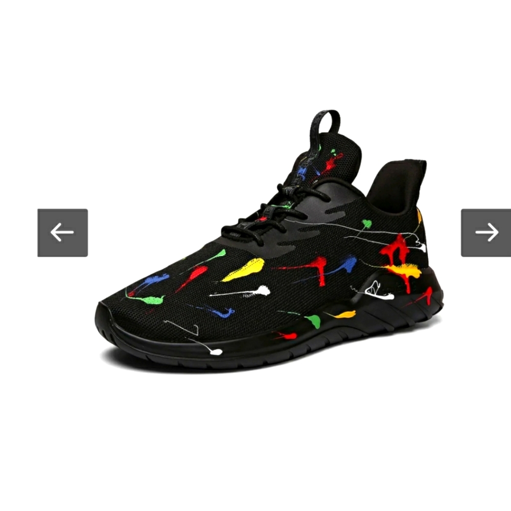 NWOT soulsfeng plaint splatter sneakers size 7 women's